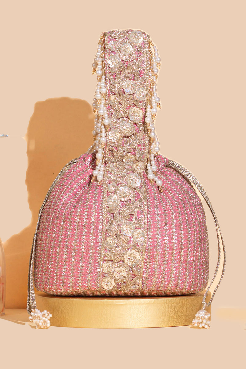 Tara bucket bag - pink