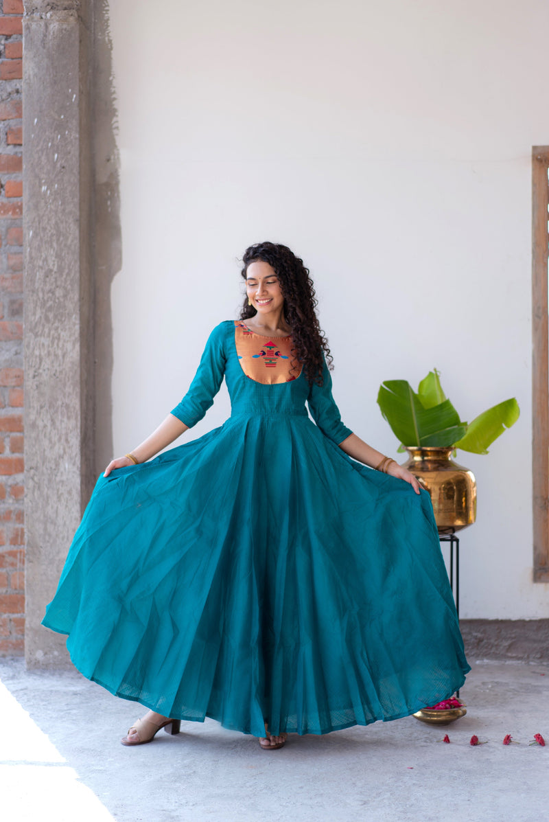 EXP - Madhuri - Teal (XS, S Available)