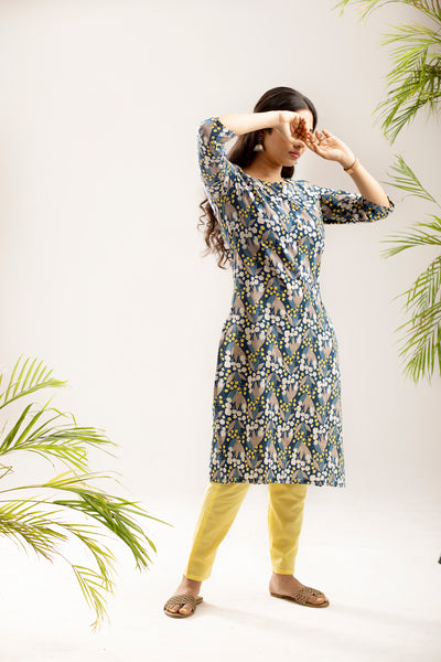 EXP - Dark Blue Kurti