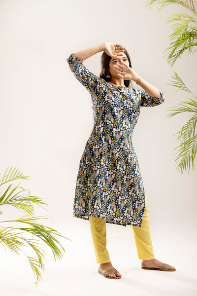 EXP - Dark Blue Kurti