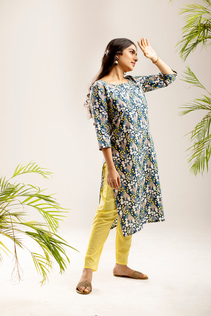 EXP - Dark Blue Kurti