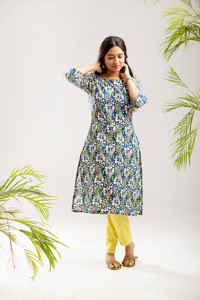 EXP - Dark Blue Kurti