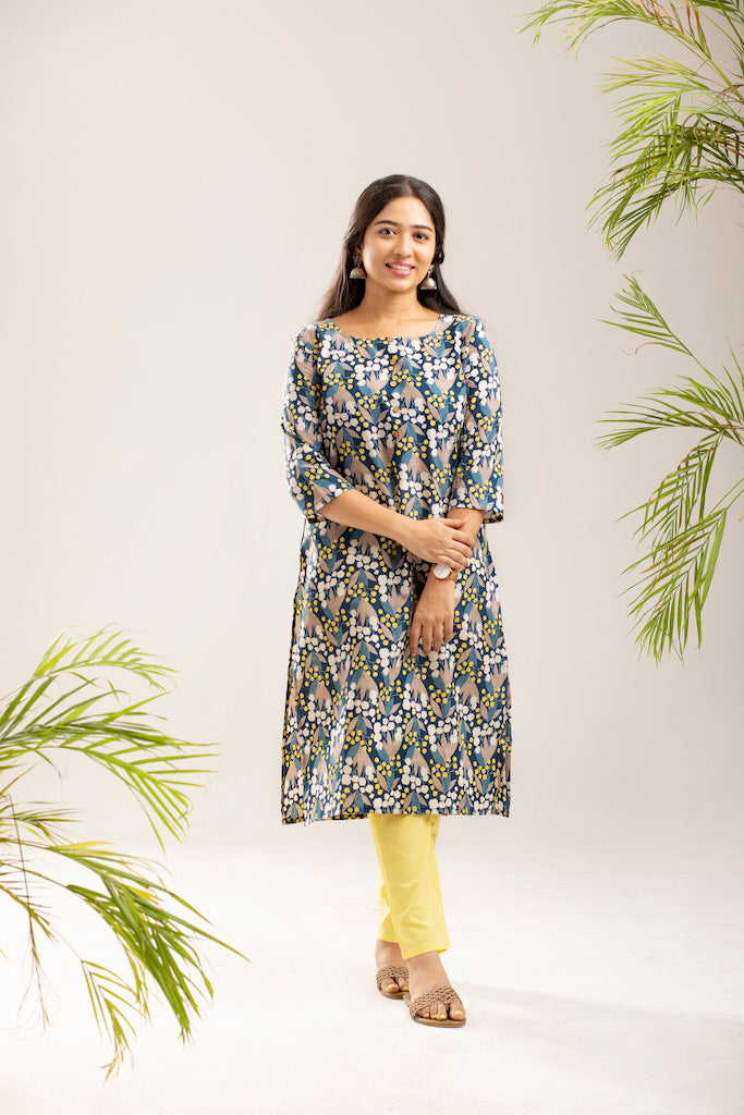 EXP - Dark Blue Kurti