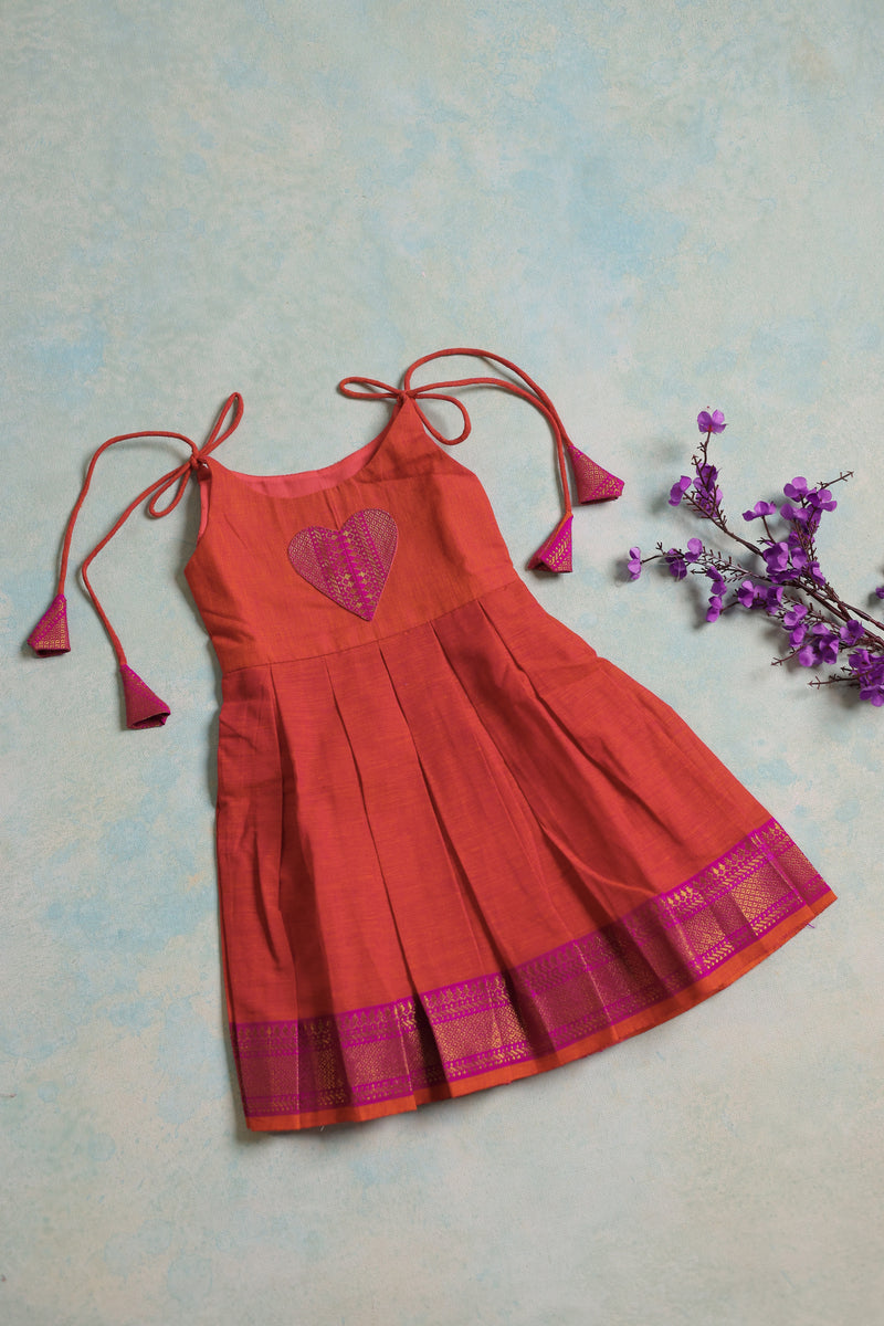 Mangal Frock - Peach