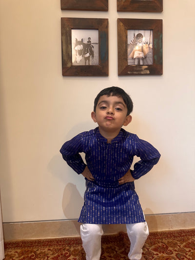 EXP - Krish - Royal Blue Silk