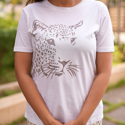 WILD BEIGE COTTON TEEJAMAS
