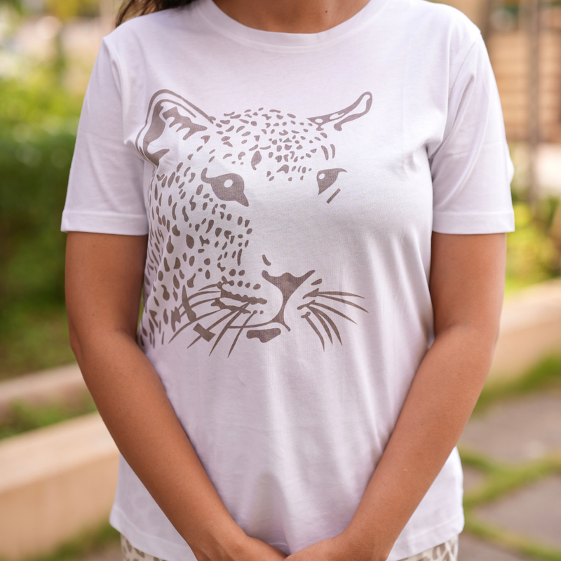 WILD BEIGE COTTON TEEJAMAS