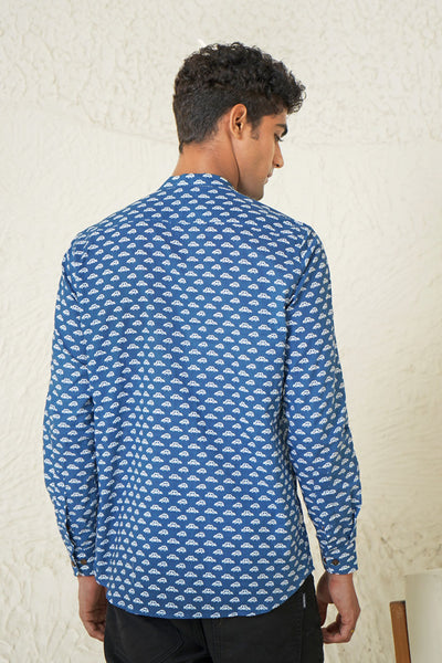 Blue Car Full Sleeve Shirt