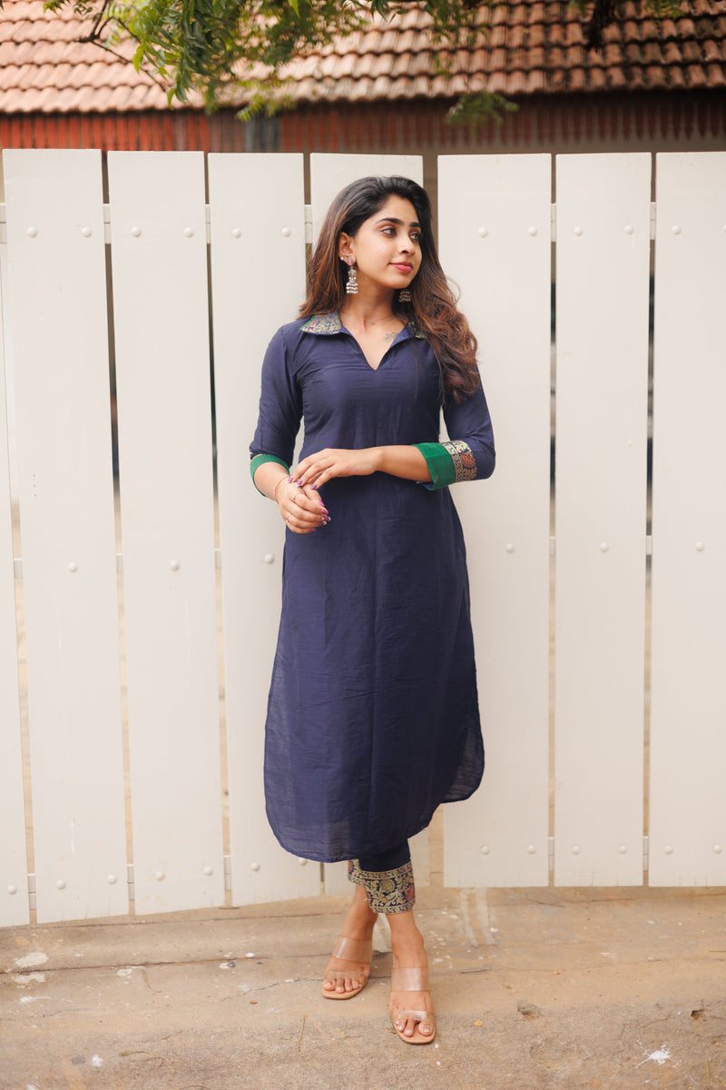 EXP - Laila Blue Kurta Set