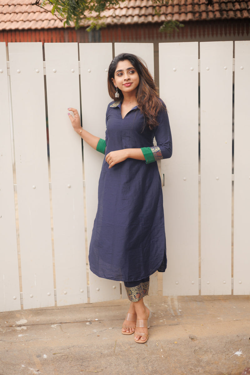 EXP - Laila Blue Kurta Set