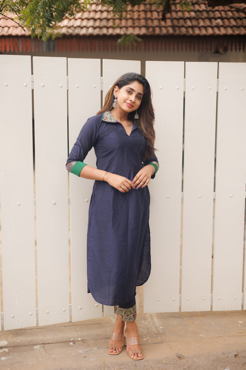 EXP - Laila Blue Kurta Set