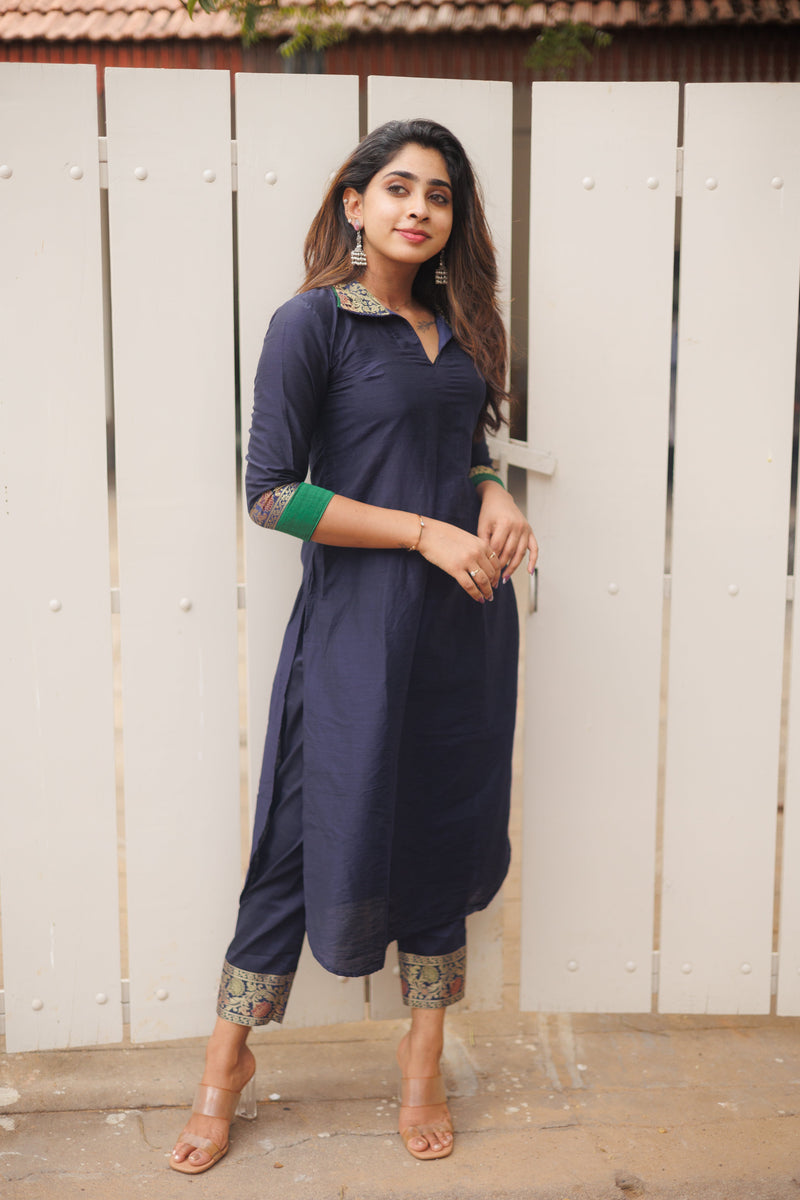 EXP - Laila Blue Kurta Set