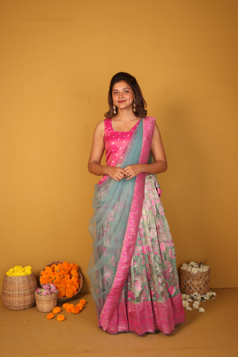 Urvi Pink & Blue