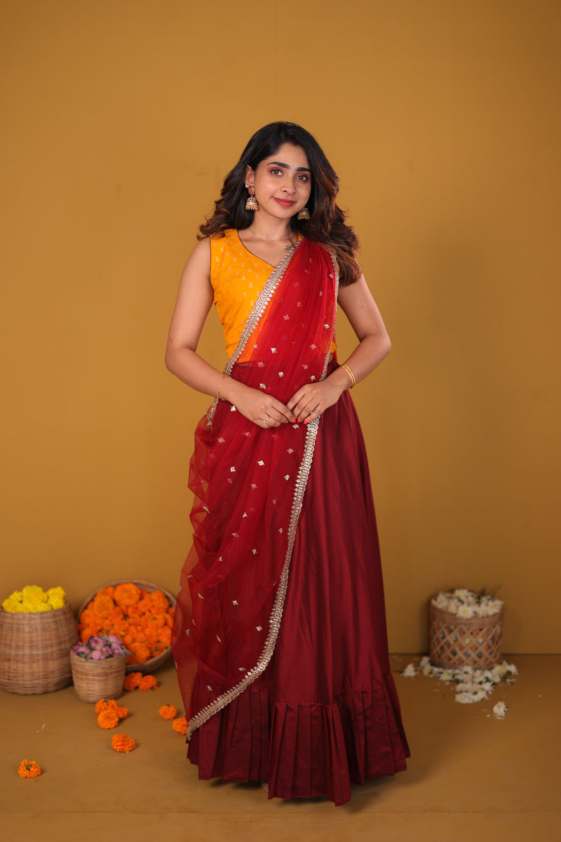 Vandana Mustard & Maroon