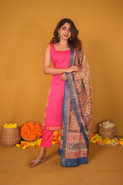 EXP - Anu Pink Kurti Set