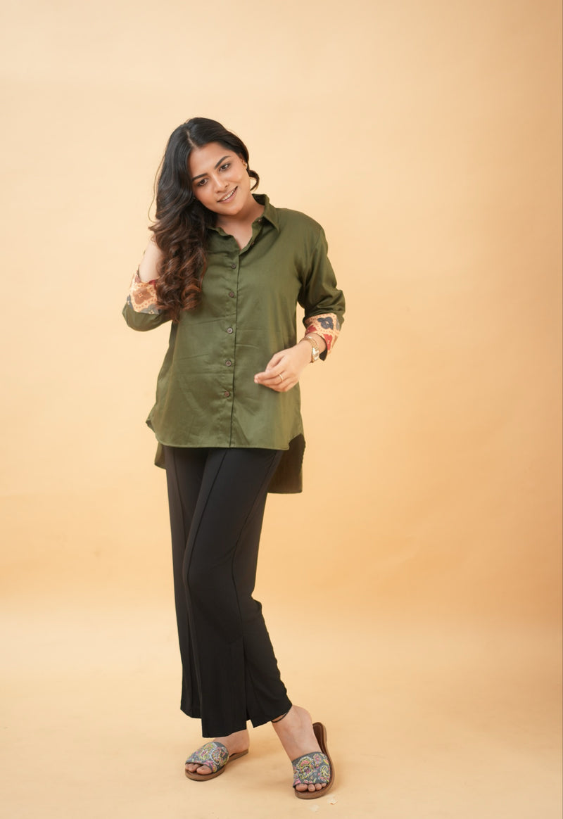 Olive Green Shirt
