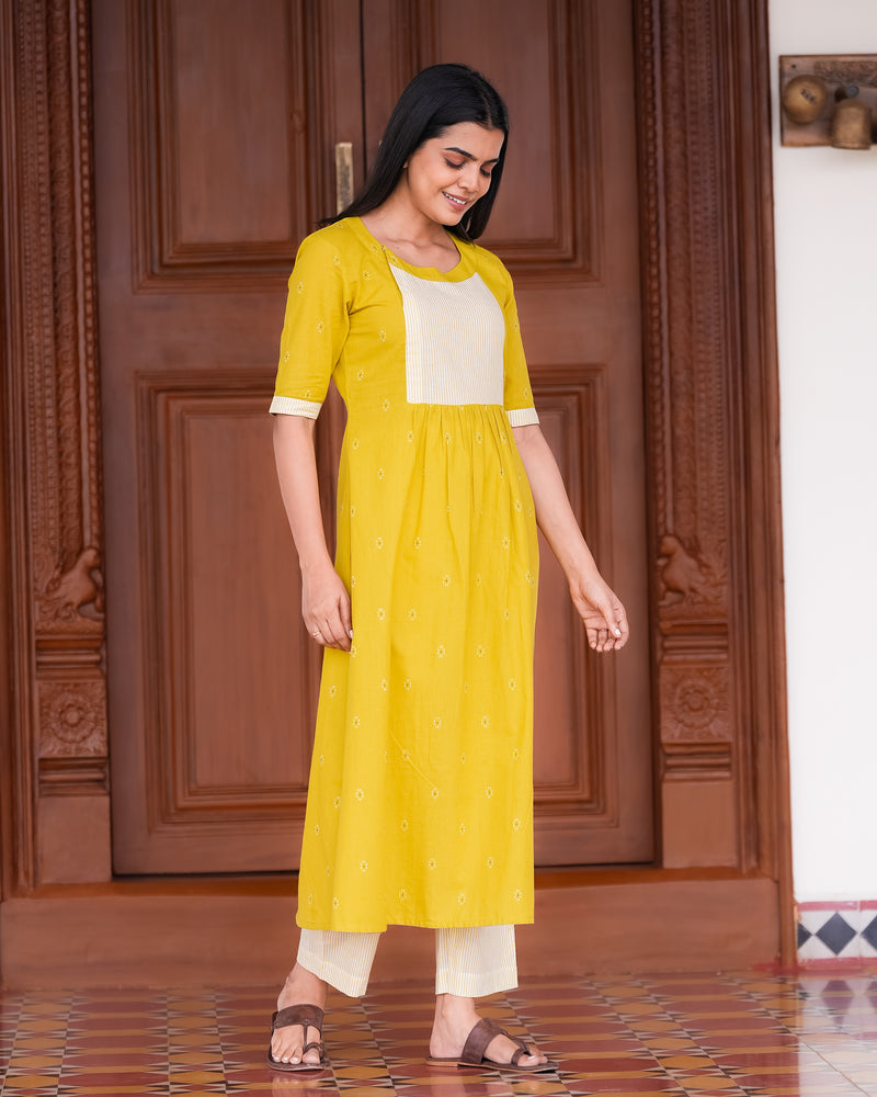 Yellow Kurta Set