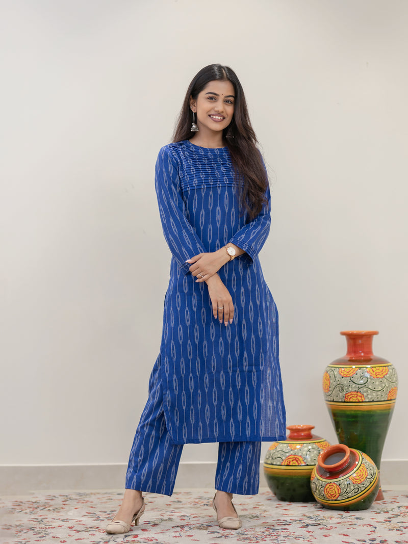 Hydrangea Handwoven Ikat Co-ord Set