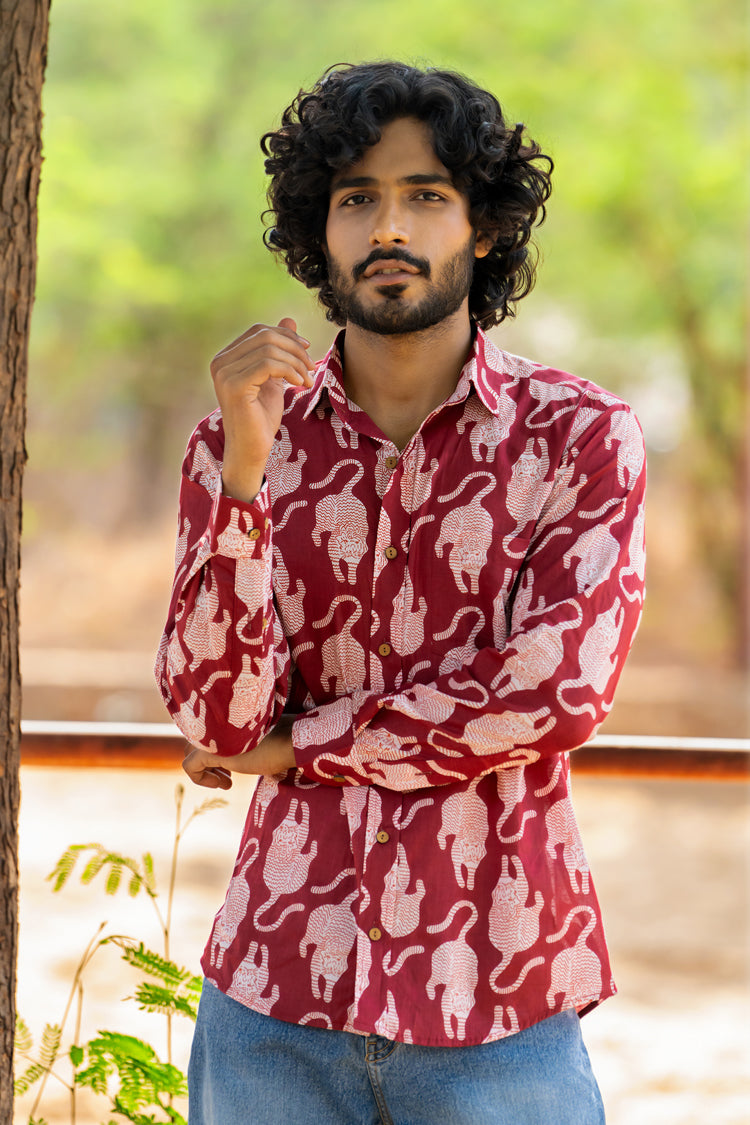 Anokhi Tiger Full Sleeve Shirt