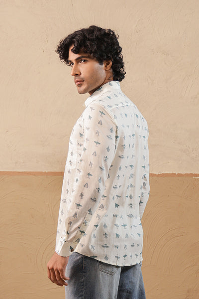 Grey Aero Full Sleeve Shirt