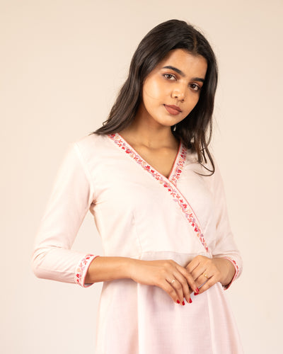 Printed Kali Kurta & Dupatta