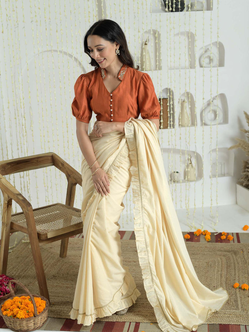 Chameli saree with unstitched blouse