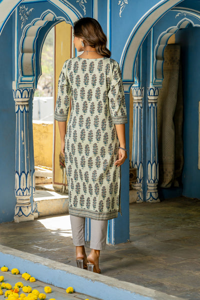 Grey Mughal Stripe