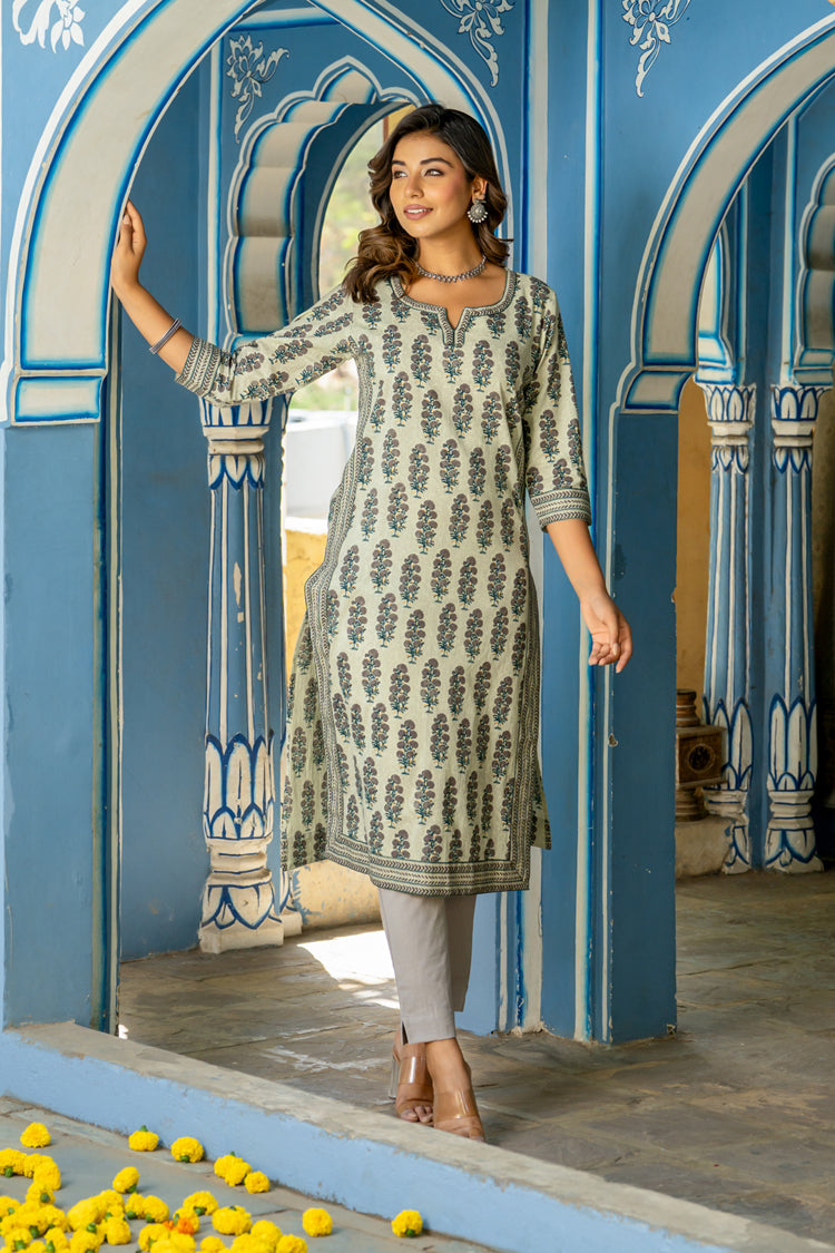 Grey Mughal Stripe