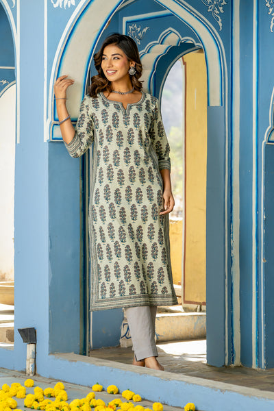 Grey Mughal Stripe