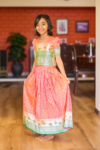 Saanvi Orange Girl