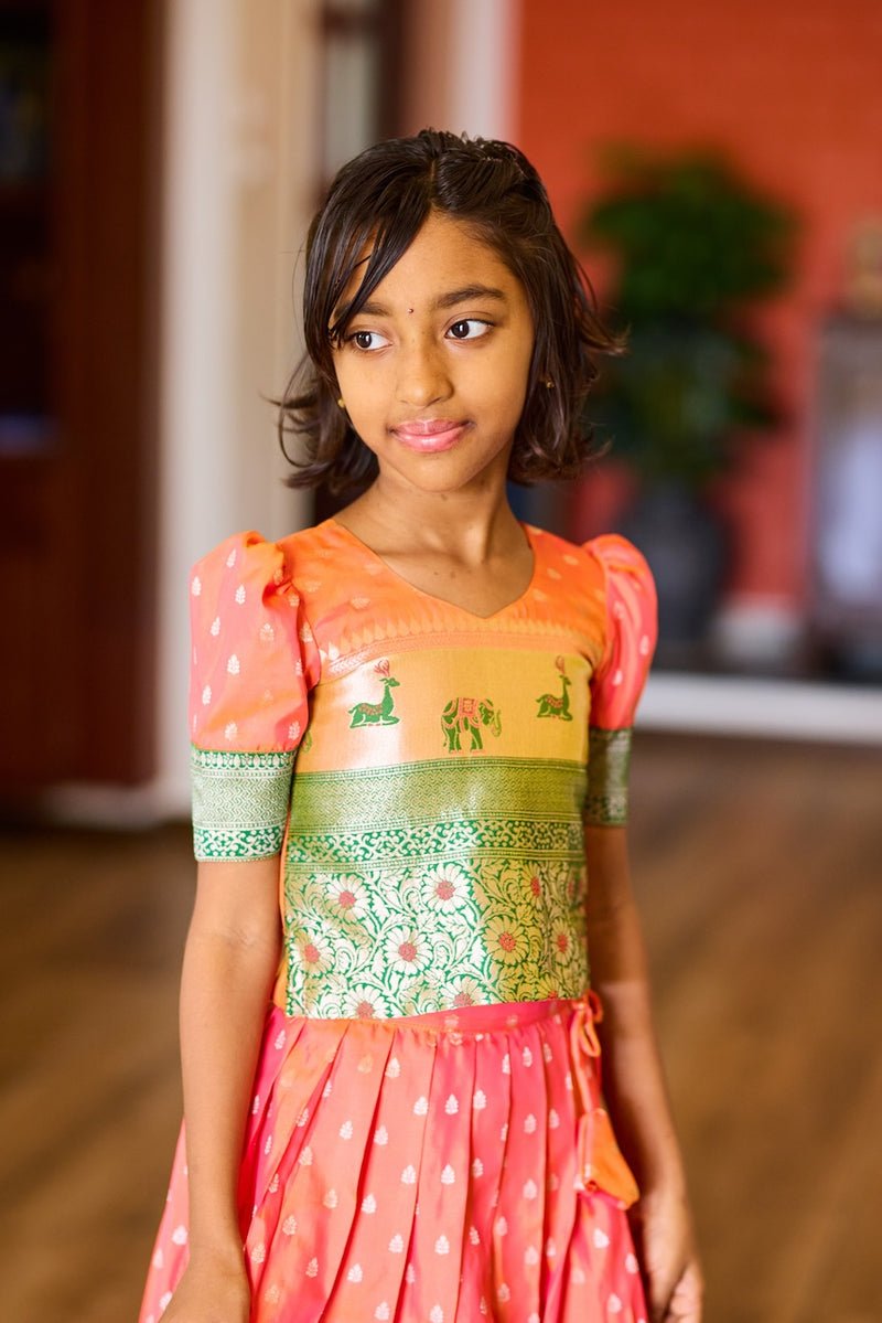 Saanvi Orange Girl