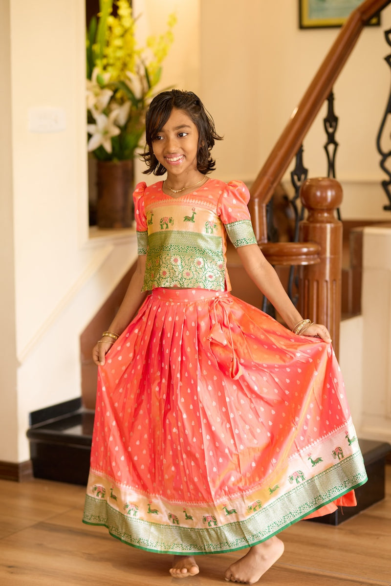 Saanvi Orange Girl