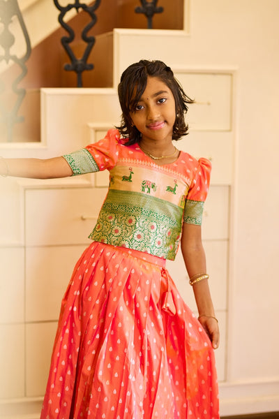 Saanvi Orange Girl