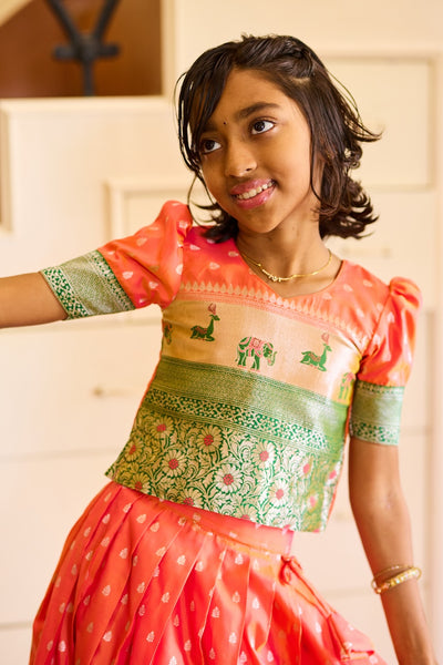 Saanvi Orange Girl
