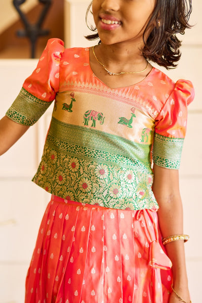Saanvi Orange Girl