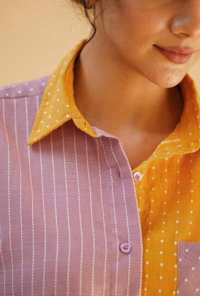 Handloom Boxy Shirt