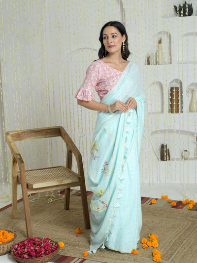 Narmada saree with unstitched blouse