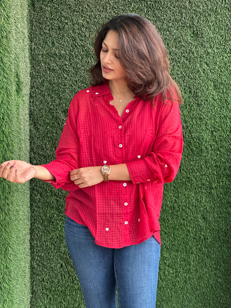Nayeli Shirt - Red