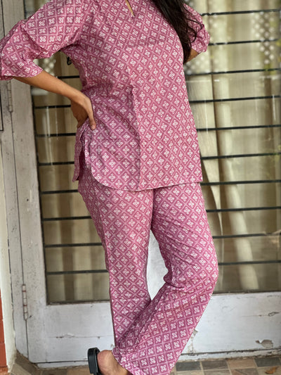 EXP - Batik Mauve Co-ord Set