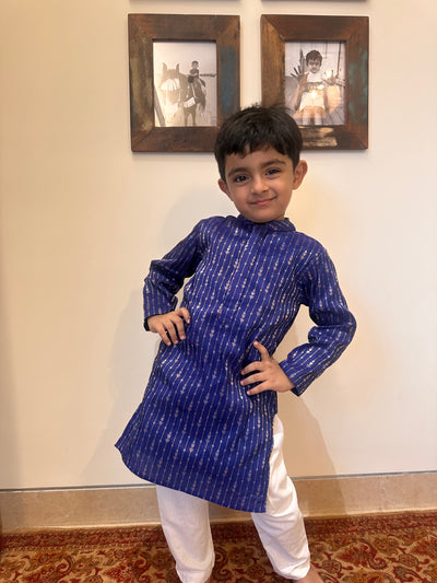 EXP - Krish - Royal Blue Silk