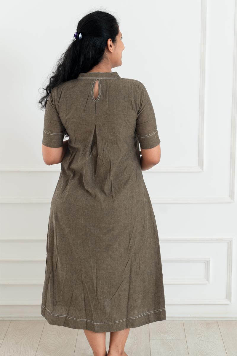 Mossy Stitch Feeding Dress