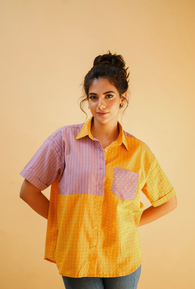 Handloom Boxy Shirt