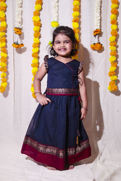 EXP - Swapna Navy Blue Mini