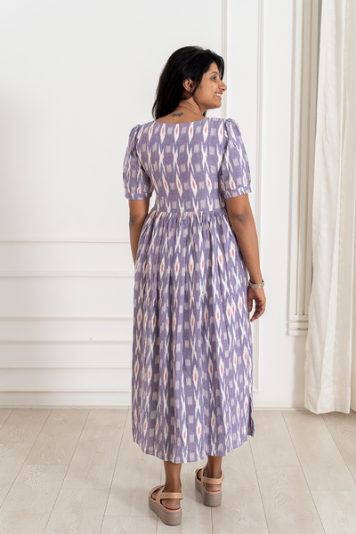 Aurora Ikkat Feeding Dress