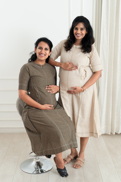 Mossy Stitch Feeding Dress