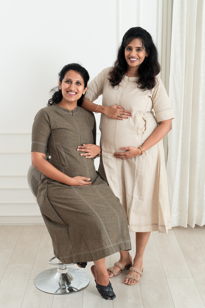 Mossy Stitch Feeding Dress