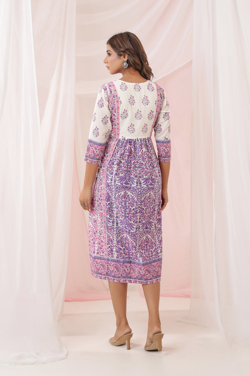 Zubin Purple Dress Set