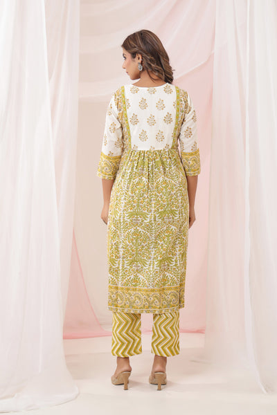 Zubin Yellow Dress Set