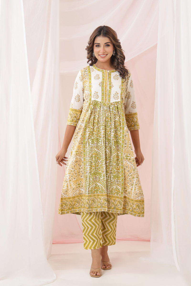 Zubin Yellow Dress Set