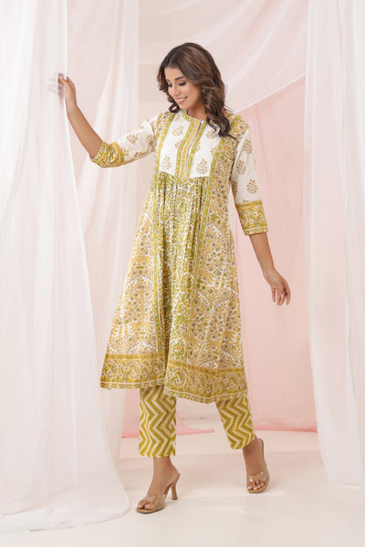 Zubin Yellow Dress Set